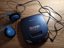 Sony D-191 Discman CD Walkman Portable CD Player Blue  (No box)