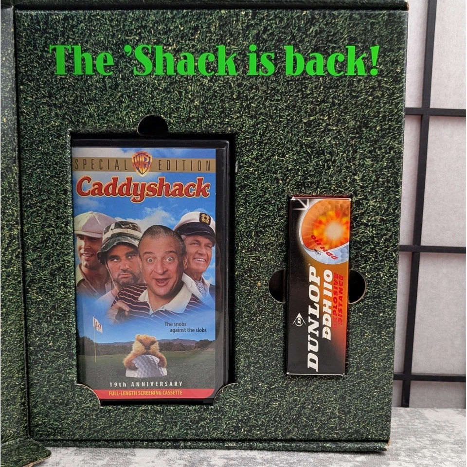 Caddyshack Special Edition 19th Anniversary VHS Movie Tape and Golf Memorabilia - Image 3 of 4