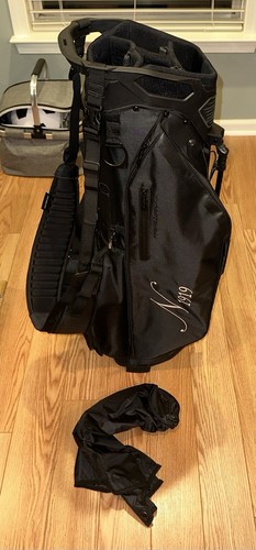 Callaway 2023 Golf Fairway+ Stand Golf Bag Black W/ Rain Cover & 4-Way Divider - Picture 8 of 18