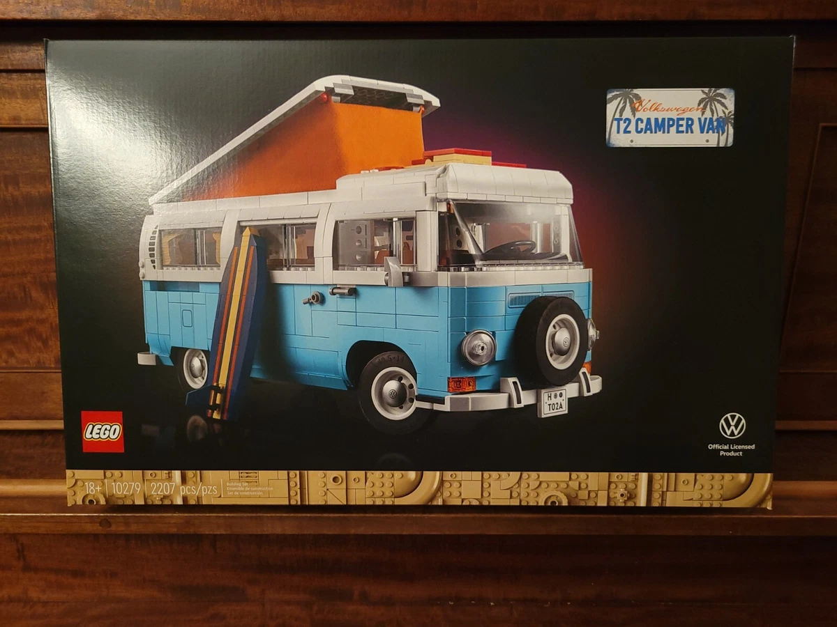 LEGO 10279 Volkswagen T2 Camper Van with Surfboard New VW Bus SWEET BUILD