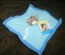 Fleece Bear Security Blanket Pacifier Holder / GoGo Blankee / New Unused