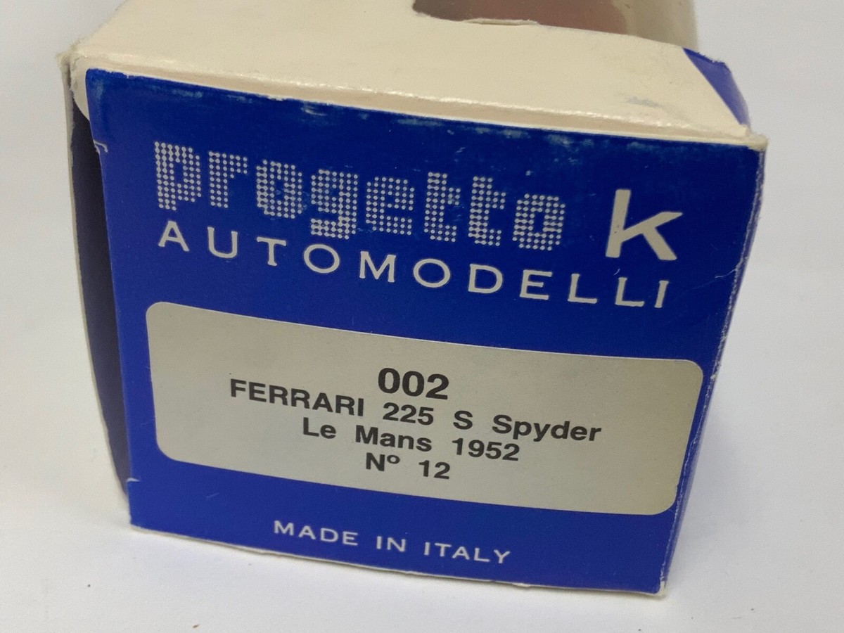 1/43 Progetto K Automodelli Ferrari 225 S Spyder from 1952