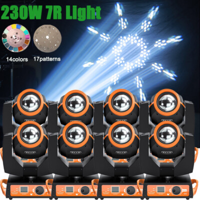 230W Beam 7R Sharpy 16+8 Prism Gobo Moving Head DMX Stage Light Disco Spotlight