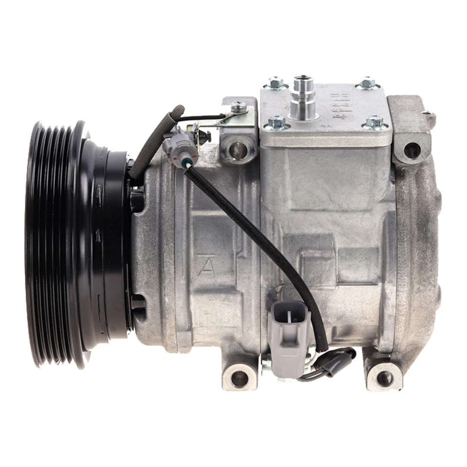 Compressor AC fabricante de equipamento original Denso 10PA17C para Toyota Camry, Celica, Solara QR - Imagem 2 de 4