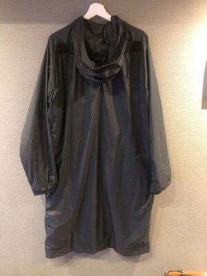 Rick Owens X Champion Jumbo Windbreaker Long Nylon Black Size S