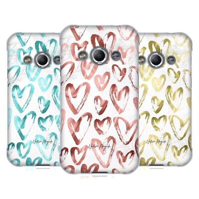OFFICIAL NATURE MAGICK MARBLE LOVE HEARTS SOFT GEL CASE FOR SAMSUNG PHONES 4