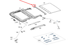 Neue MERCEDES-BENZ GLS X167 Schiebedach-Ablaufschiene A1677801200