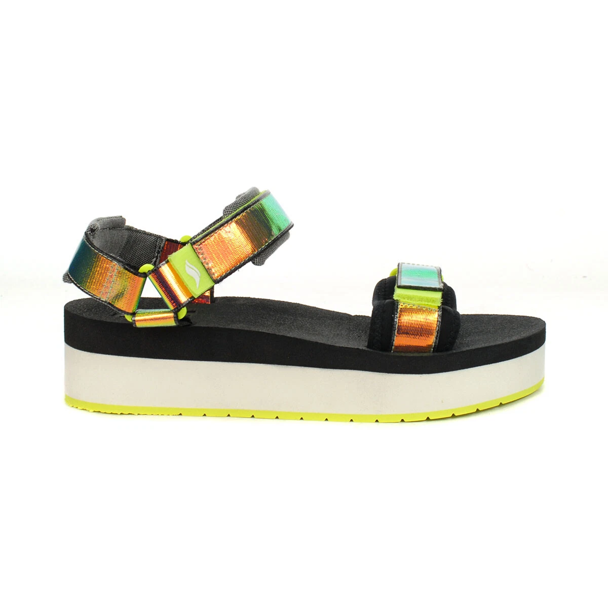 Keds Trio Platform Iridescent Black Sandals WF66028