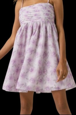 New Size Small Francsca Rhianna Pleated Upper Floral Mini Dress Sexy Spring