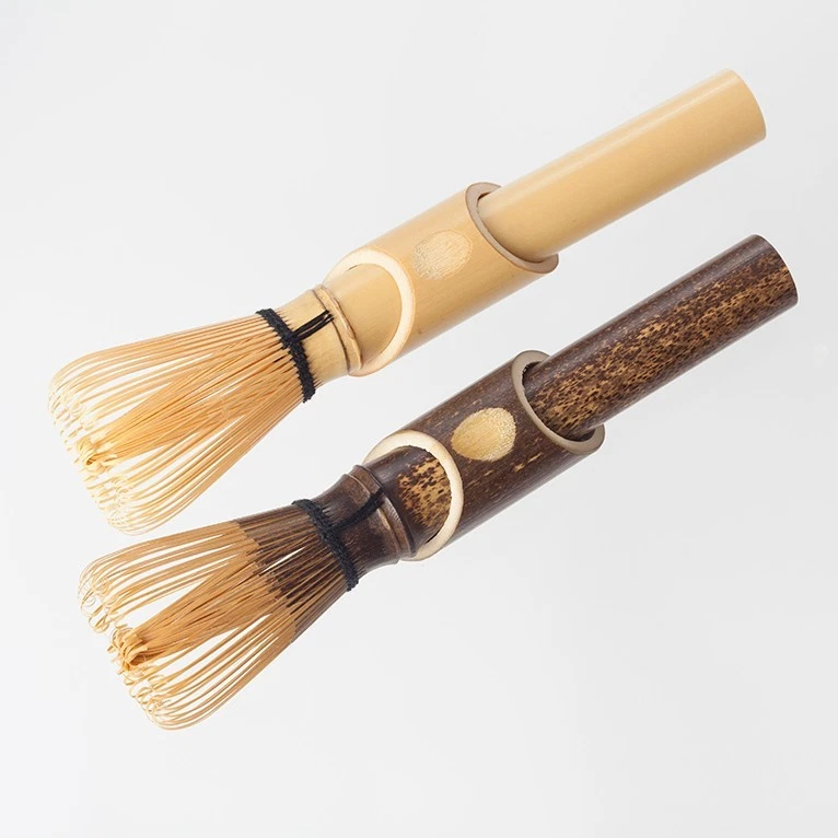Chasen : Matcha Whisk (L) - 2 Color (White,Sesame) Bamboo Tea Whisk from Japan