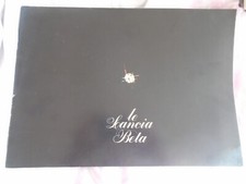 Lancia Beta range rochure c1970's English text ref 88795769 large format
