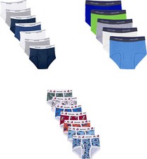 Fruit of the Loom Boys' Tag Free Cotton Briefs Underwear