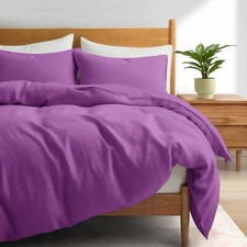 Duvet Cover Set COTTON Feel Luxury Reversible Quilt Bedding Sets All Size UK Bed