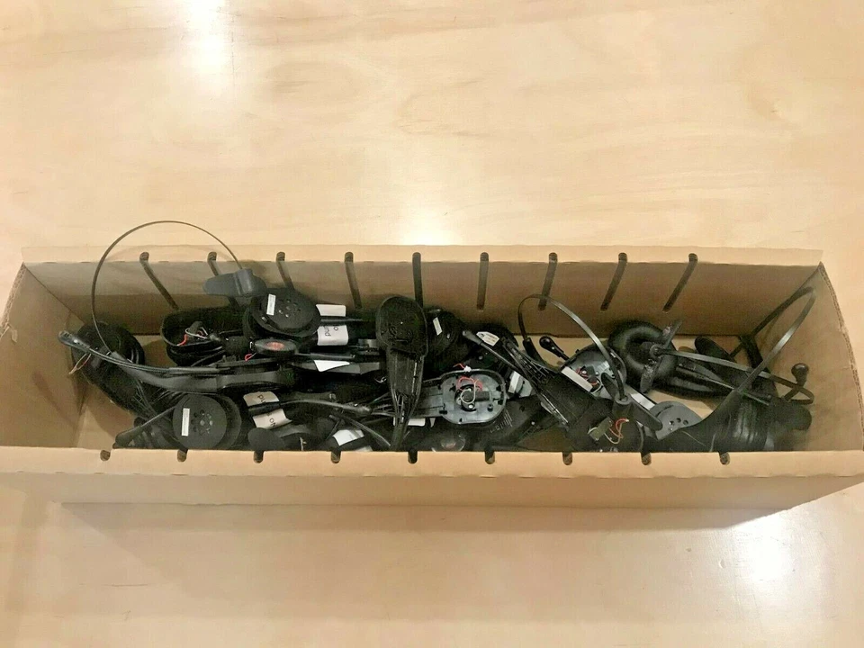 Auriculares VXI Corporation Blueparrott B250-XT negros/azules - se venden como están, para piezas Foto 2 de 4