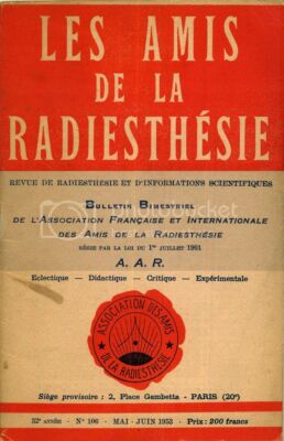 Les Amis de la Radiesthesie Mai-Juin 1953