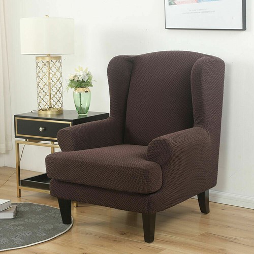 Ohrensessel Sofahusse Stretch Sofabezug Sesselbezug Schutzhülle Schonbezug - Bild 37 von 73