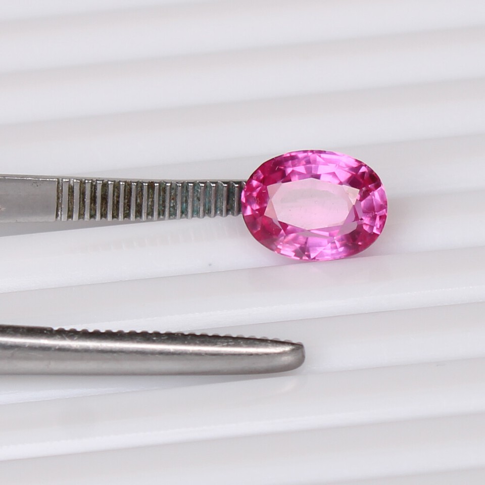 Natural Pink Color Sapphire 4.05 Ct Oval Cut Loose Certified Gemstone Heated eBay