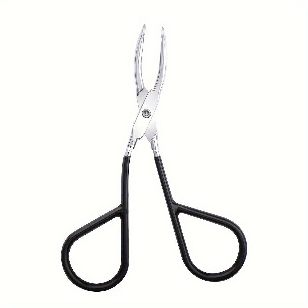 Scissors Shaped Eyebrow Tweezer Clip with Easy Scissor Handle, Scissor Handle Tw-image