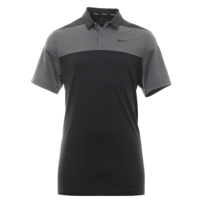 Nike Golf Dry Colour Block Golf Polo - Erwachsene Small Standard Fit in Schwarz 