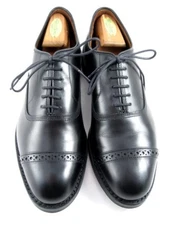 Allen Edmonds  "FIFTH AVENUE" Cap-Toe Oxfords 8.5 D Black DAINITE  USA (571N)