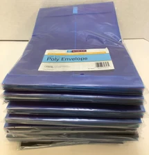 17x Smead 89647 Legal Size Poly Envelope Top Loading, 5pks, 85 Total Envelopes