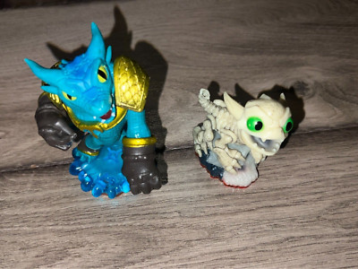 Skylanders Lot Of Two Activision Trap Team Figures Snap Shot And Funny Bone