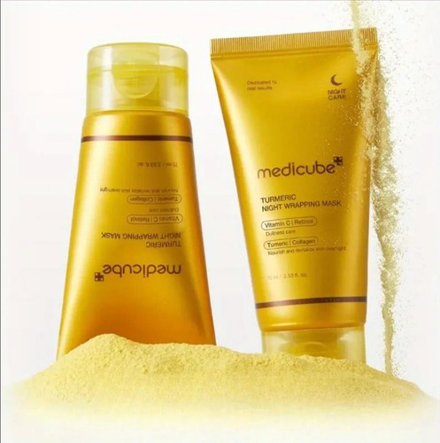 Medicube Kojic Acid,Turmeric Night Wrapping Mask 75ml Vitamin C Retinol - Picture 5 of 11