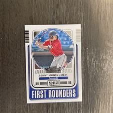 2021 Panini Contenders Baseball-First Rounders-Benny Montgomery #FR-BM