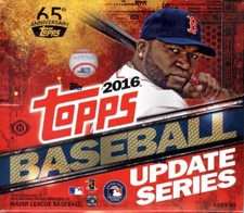 2016 TOPPS UPDATE SERIES BASEBALL JUMBO 6 BOX CASE BLOWOUT CARDS