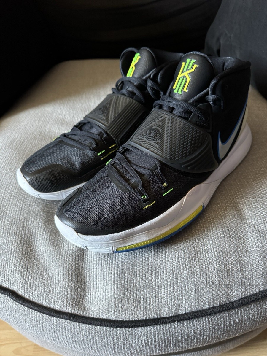 kyrie 6 black white soar