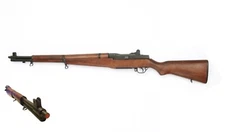 Denix WWII M1 Garand Non Firing Replica Rifle, Real Size Made w. Wood & Zinc