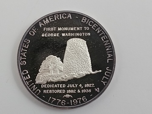 1976 Bicentennial Silver Medal Fort Frederick Washington County MD Monument Coin - Picture 8 of 23