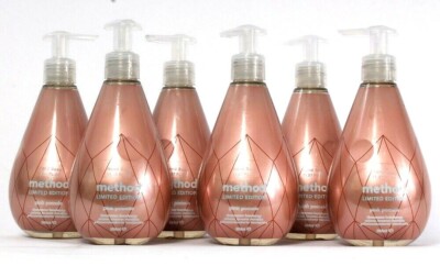 6 Bottles Method 12 Oz Summer Edition Pink Grapefruit Natural Derived Hand Wash