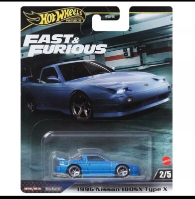 Hot Wheels Premium FAST & FURIOUS Mix 4 1996 Nissan 180SX Type X 2024 PSL