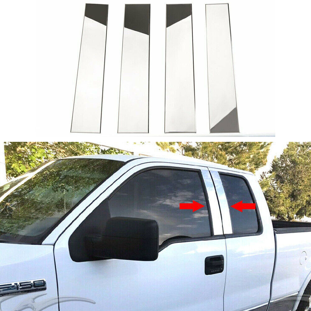 For 200414 Ford F150 Door Pillar Post Trim Car Auto Accessories Mirror