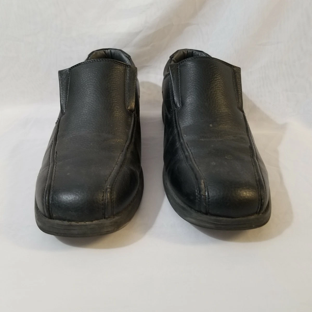 Soft Stags Dave Men s Size 10.5 M Comfort Black Slip On Dress Shoes