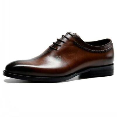 British Style Mens Retro Wedding Dress Shoes Business Formal Oxfords Lace Up 