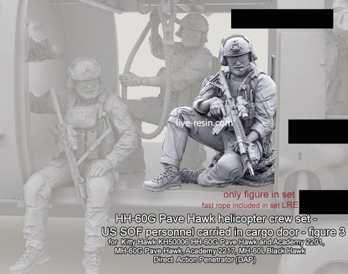 Modèle Fini Hélicoptère US MH-60M 1:144 Fait Main – Neuf Non Originaire