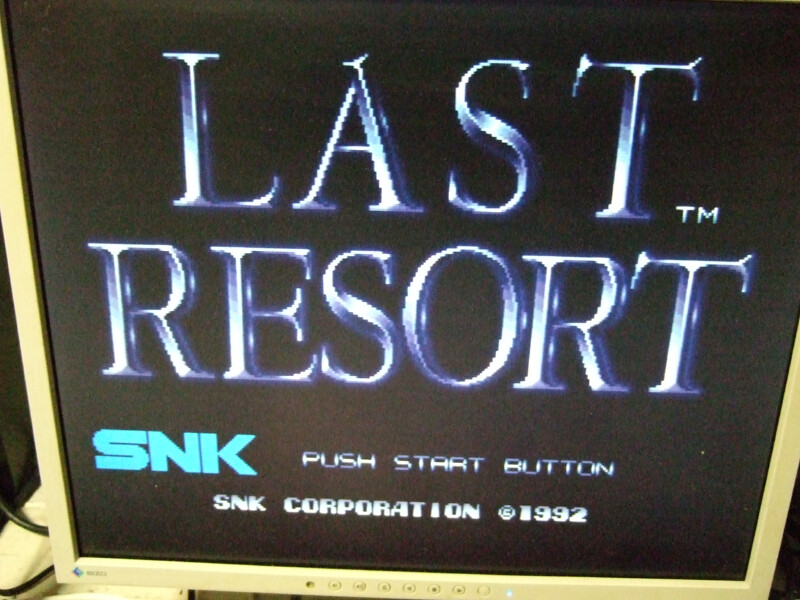 Last Resort - Jeu Neo Geo AES Japonais - Version Convert (très Bon état)
