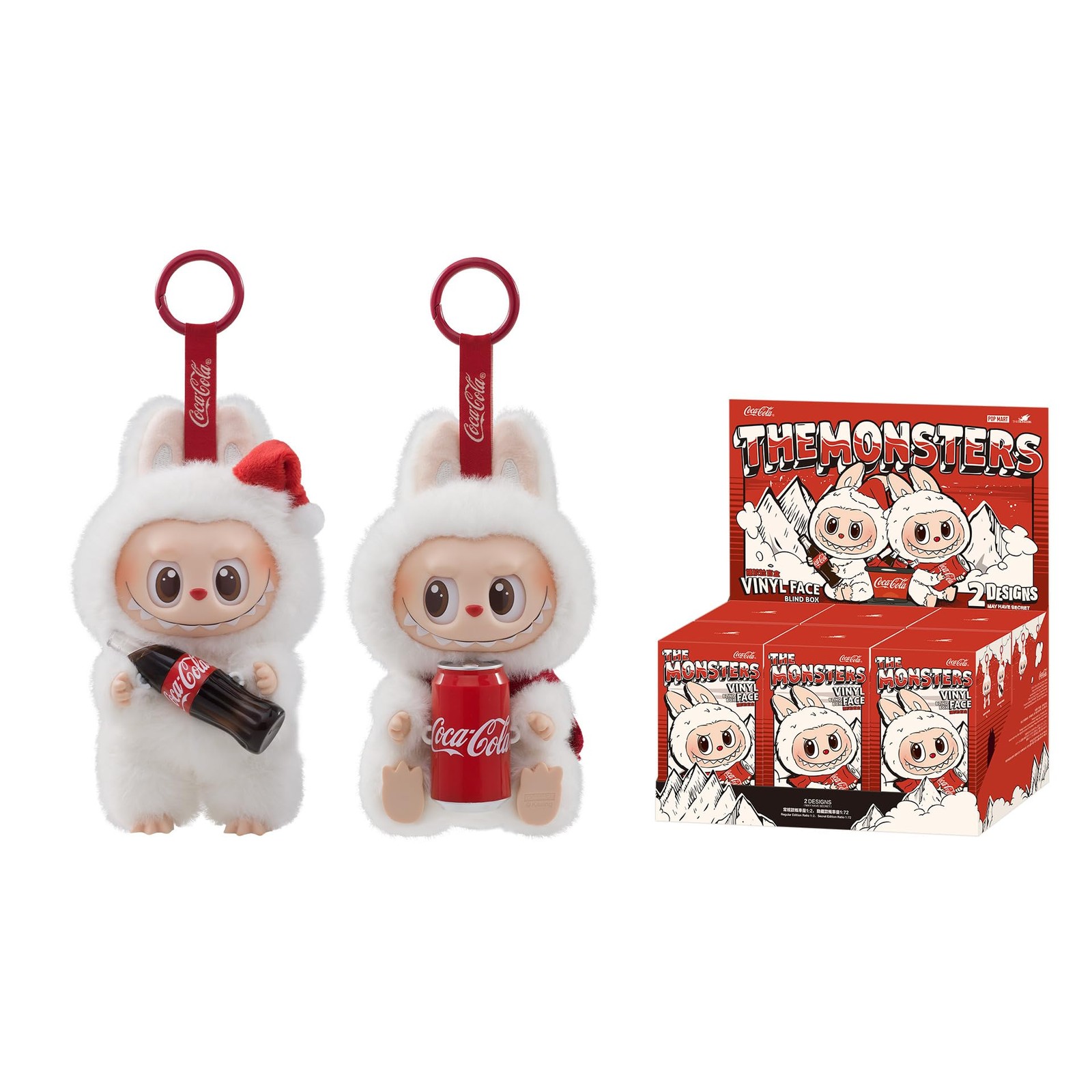 POP MART Luv the Monsters COCA-COLA Series Vinyl Face Blind Box Set of 6 Random