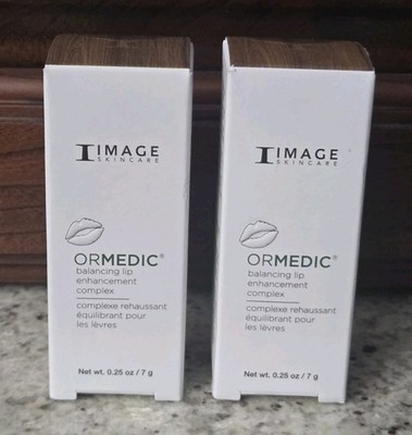 NEW LOT OF 2 Image Skincare ORMEDIC Balancing Lip Enhancement Complex 0.25 oz