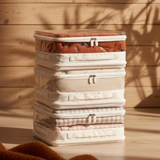 3 Pack Sheet Organizers And Storage, Double Side Clear Hard Shell Window. Exp...