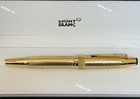 Vip Montblanc Gold Rollerball Pen Luxury Engraved Executive VIP Gift Rare Bid — photo 2