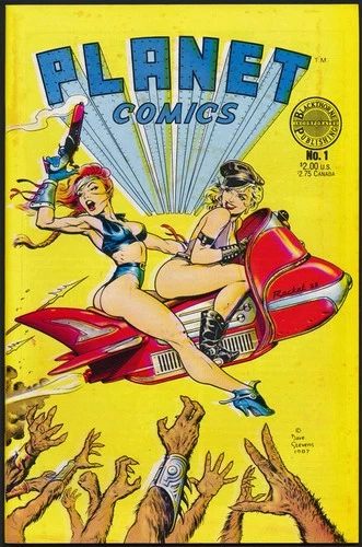 Planet Comics #1 Classic Dave Stevens Cover 1988 Blackthorne Publishing - SHARP!
