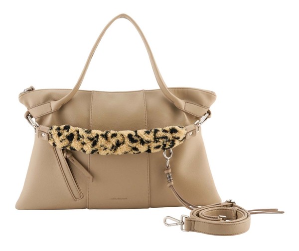 Fredsbruder Wildly Touch Shoulderbag Schultertasche Tasche Warm Taupe Taupe Neu-image