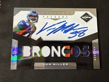2011 Panini Limited Spotlight Phenoms Von Miller Rookie Patch Auto #202 RC 03/25