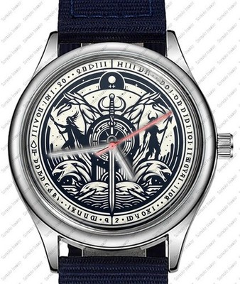 VALHALLA VIKING BEAUTIFUL UNIQUE ART Trendy Unisex 38mm Dial Wrist Watch