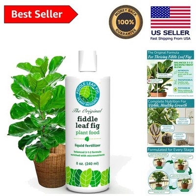Liquid Plant Food for Vibrant Fiddle Leaf Fig Growth - 8 oz NPK Fertilizer  | eBay