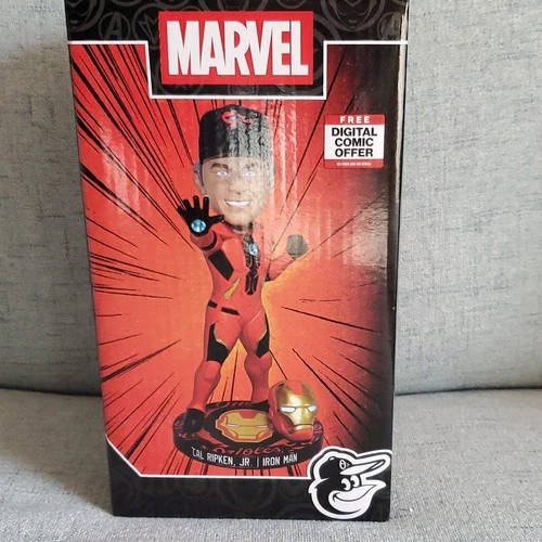 Marvel Iron Man Cal Ripken Jr. Exclusive Bobblehead Orioles 2025 Maryland Dept.