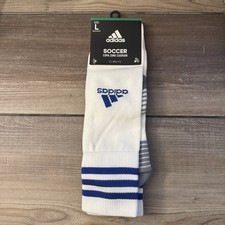White  Blue Adidas Futbol Soccer Copa Zone Cushion OTC Socks Unisex Adult Large